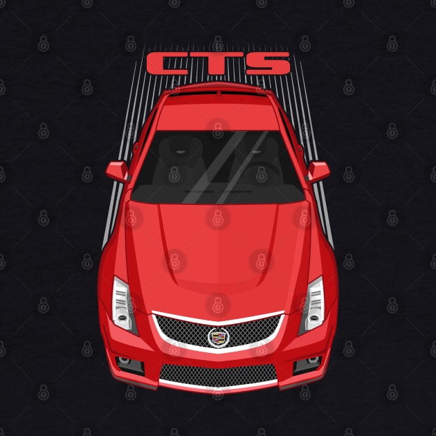 Cadillac CTS V Coupe 2011-2015 - Red by V8social